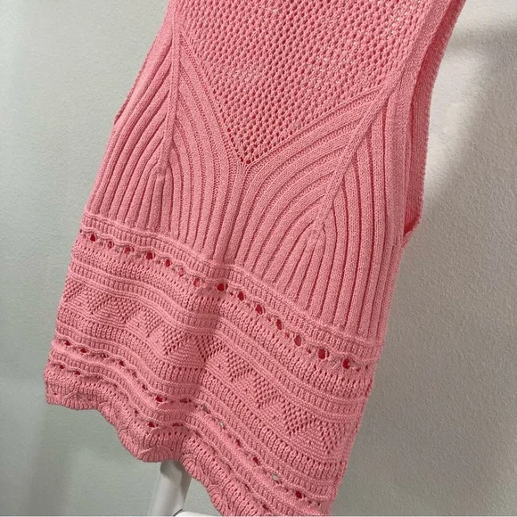 Zara Pink Sweater Top Size Small - Picture 6 of 9